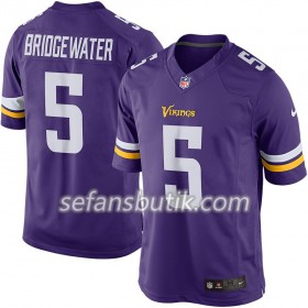 Minnesota Vikings Tröjor Teddy Bridgewater 5 Nike Lila - Herr